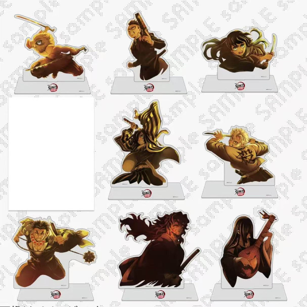 Game Himejima Gyomei Hashibira Inosuke Rengoku Kyoujurou Acrylic Stand Doll Anime Figure Model Cospl