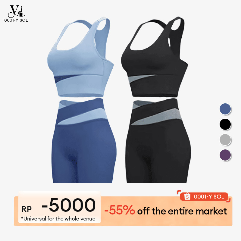 Setelan olahraga wanita / Setelan Gym Wanita / Baju Yoga Wanita set/baju fitness wanita set 888+999