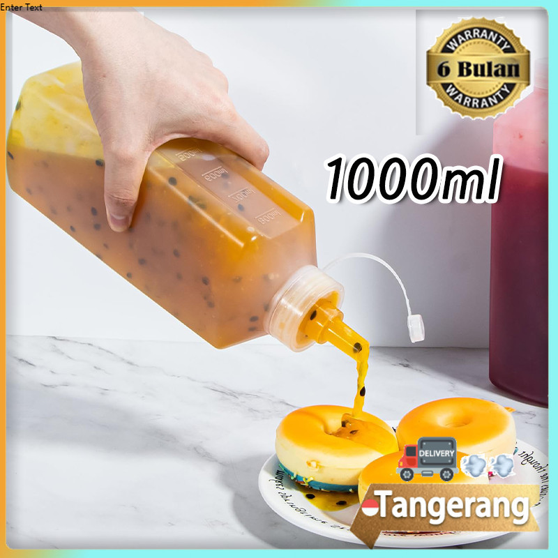 1000ml Botol Saus Salad / Botol Saus Plastik / Botol Saus Salad Serbaguna