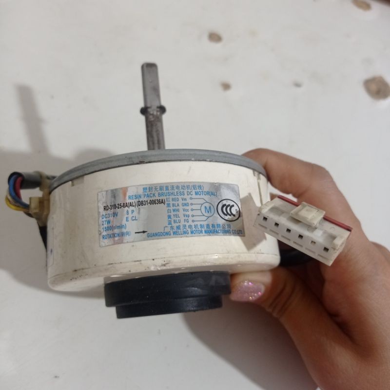 DINAMO MOTOR FAN AC SAMSUNG TRIANGLE SEGITIGA DC310V 27WATT ORIGINAL