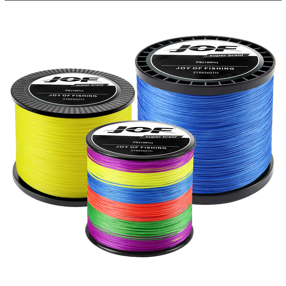 JOF X12 Upgraded Braided Fishing Lines Super Strong 12-strand Multifilament PE Line 300M 500M 1000M 