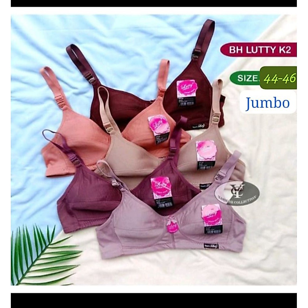bra/bh sport bra tampa busa merk lutty 44-46 jumbo