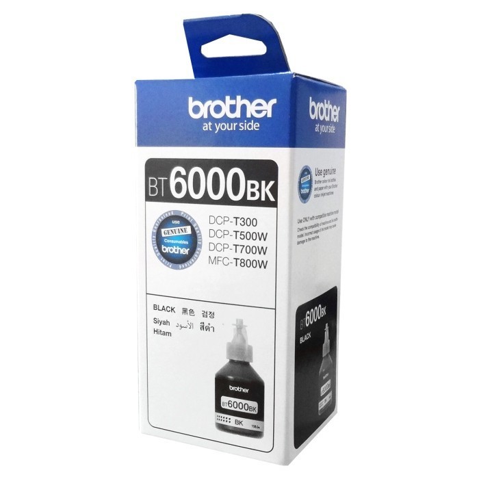 Tinta Brother BT6000bk BT-6000BK BT 6000 BK Original