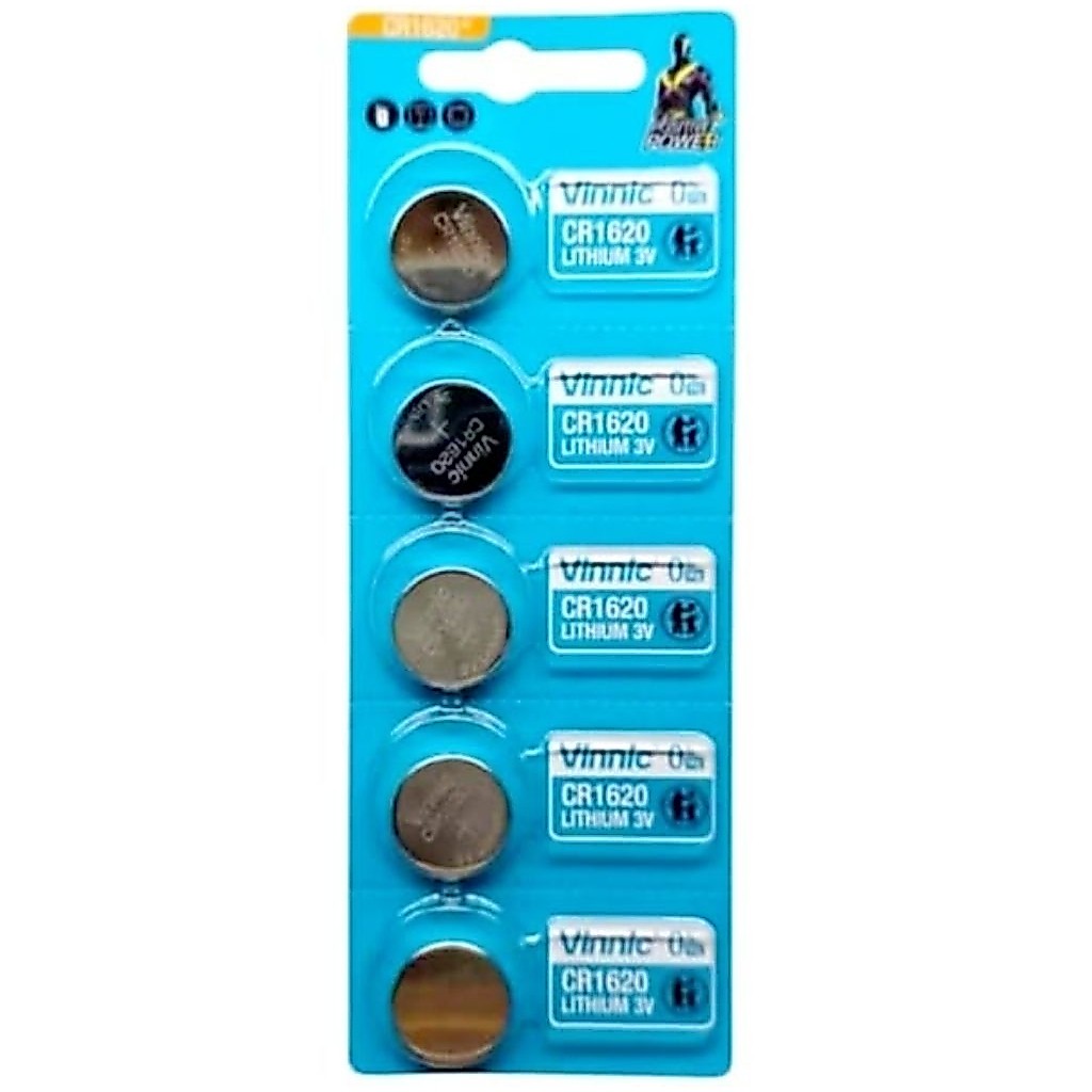 Baterai CR 1620 3V baterai kancing isi 5 Pcs