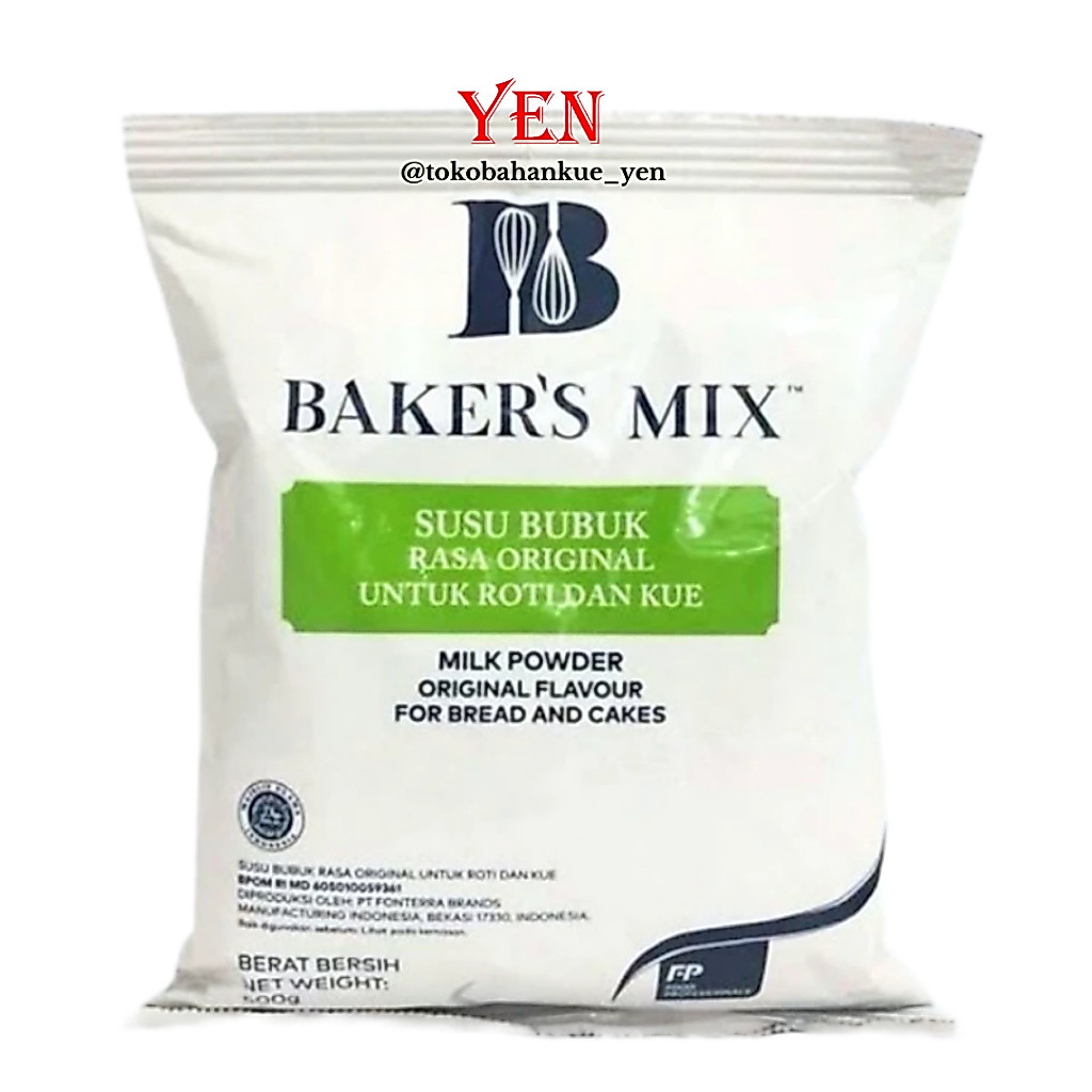 Anchor Bakers Mix Susu Bubuk 500gr - Kualitas Tinggi untuk Roti dan Kue by Fonterra (Anchor)