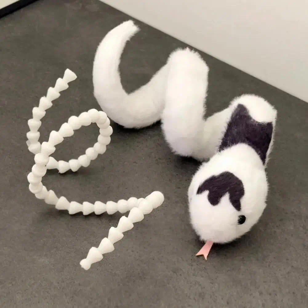 New Year's Little Snake Plush Toy Doll Playful Children's Girl Cute Ornament Doll Mascot Doll Dolls 