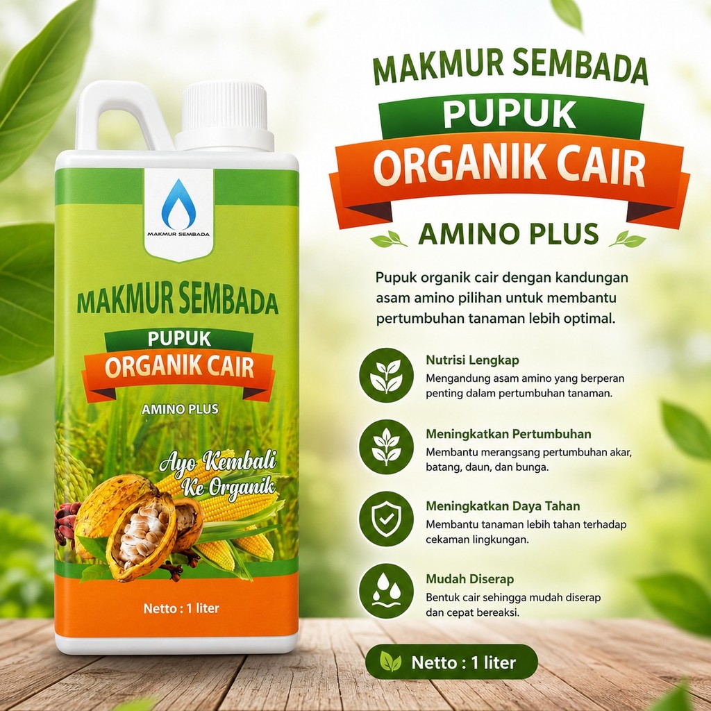 Amino Plus pupuk asam amino cair(Cv. Makmur Sembada)