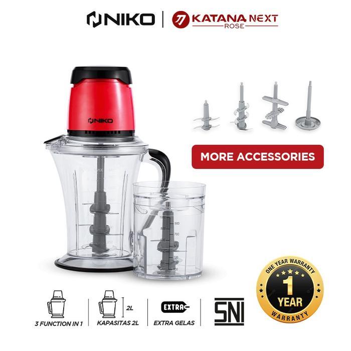 Niko Food Chopper Katana Next Rose