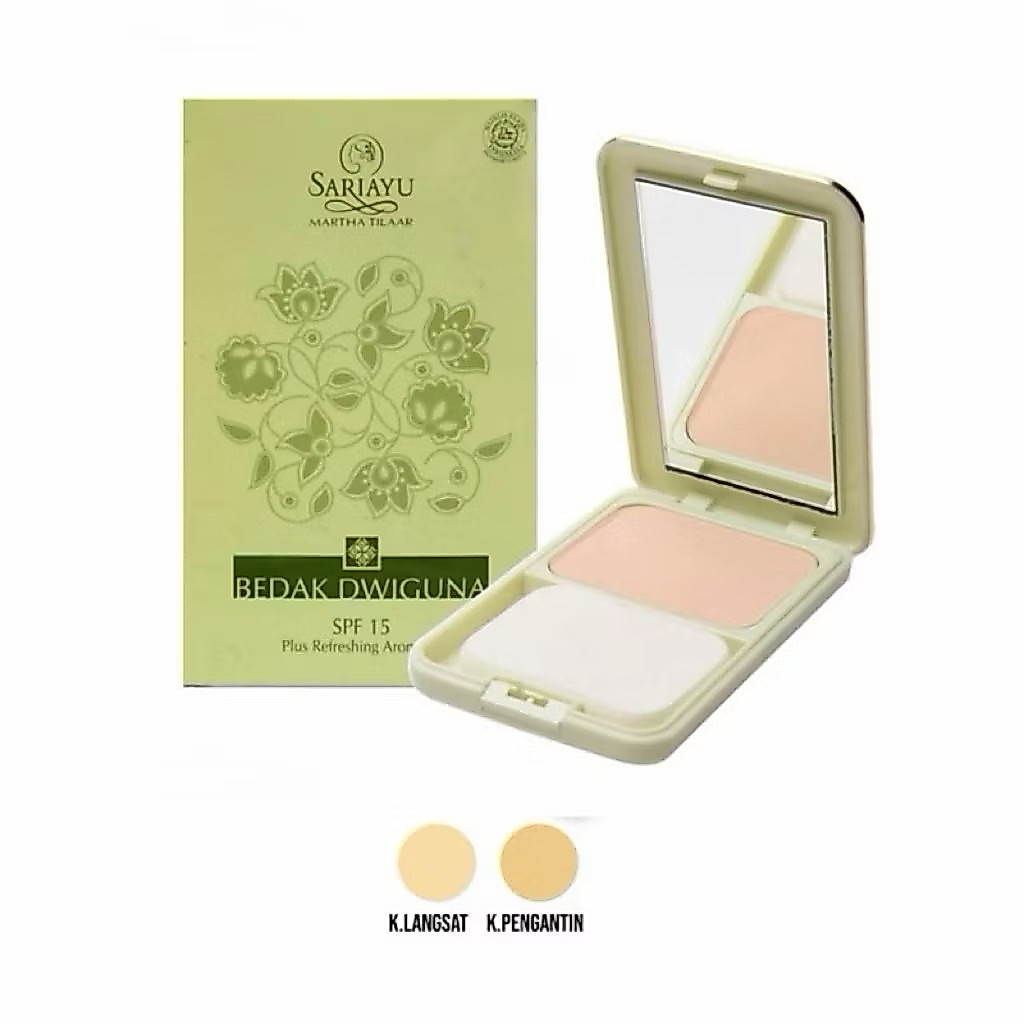 Sariayu Bedak Padat Dwiguna Refill & Full Size