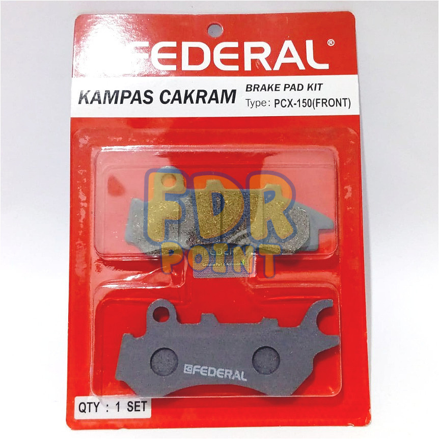 DISC PAD DEPAN PCX 150 / PCX (KWN) DISPAD KAMPAS CAKRAM HQ FEDERAL