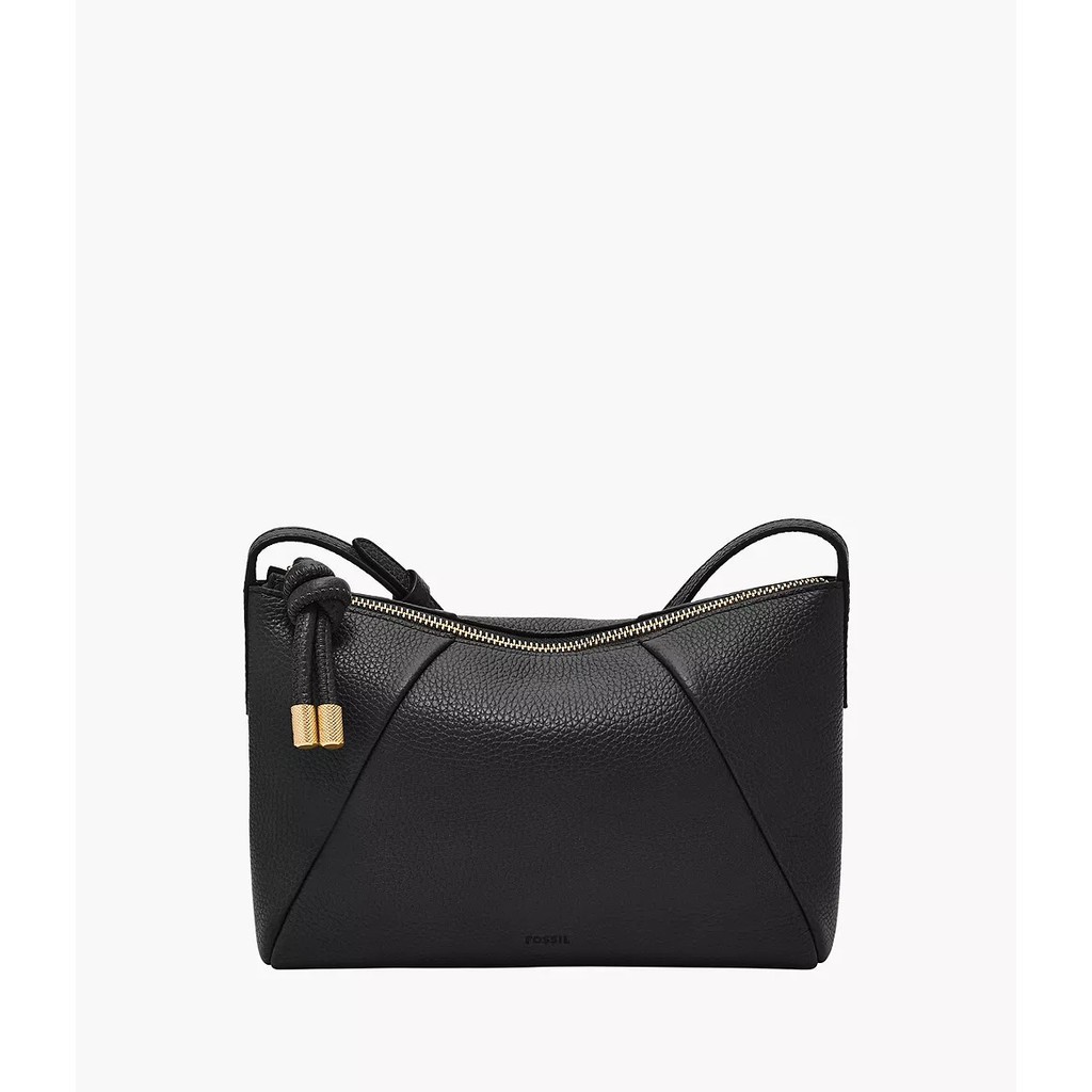 Fossil Willa Leather Small Crossbody Bag Tas Wanita Black ZB11172-001