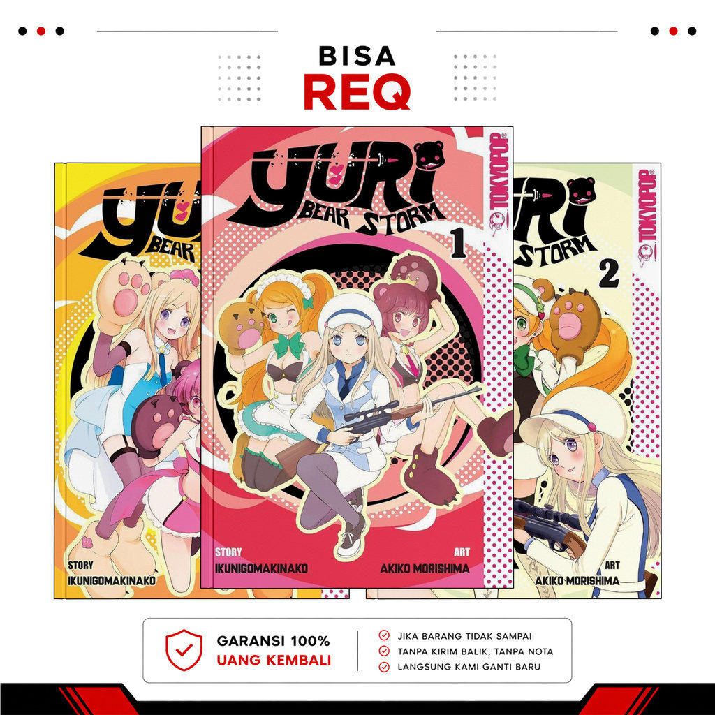 Yuri Bear Storm, Vol. 1-3 ( Komik Manga ) by Ikunigomakinako