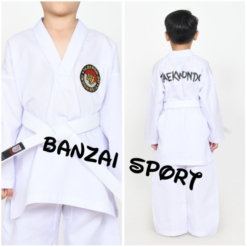 FHIRMAN.CO Baju Taekwondo Anak/Dobok Taekwondo/Seragam Taekwondo Anak