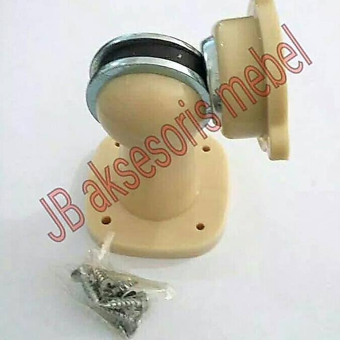 Doorstop Door Stop Magnit Bahan Pvc 8 Cm / Door Stopper Stoper Magnet / Penahan Pintu Tembok Rumah P