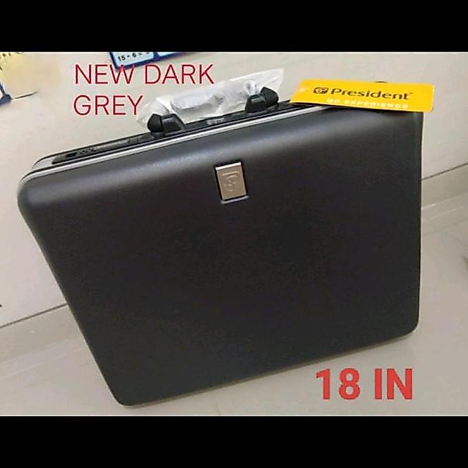 KOPER DOKUMEN FIBER 18INCHI PRESIDENT TAS KANTOR BRIEFCASE ORIGINAL TERMURAH TERLARIS TAHAN AIR TAHA