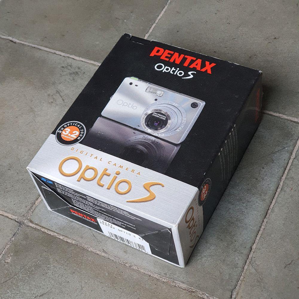 box kamera pentax optio s bekas second preloved Camera