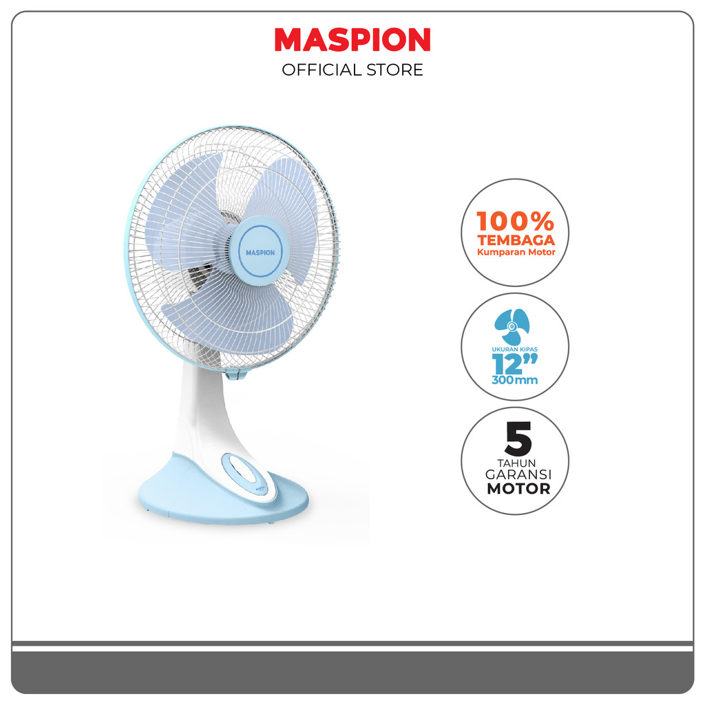 Maspion Kipas Angin Meja Desk Fan 12 Inch DF-331