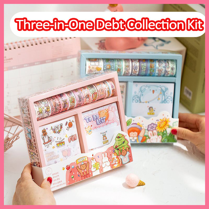 

50 rolls of adorable cartoon washi tape Girlish patterns Planner DIY