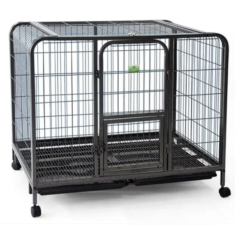 Kandang Premium Anjing Kucing Jumbo Besi Hollow Tebal 125 x 100 x 100 Export Quality