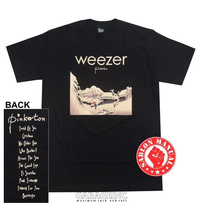 (COD) kaos band / weezer / pinkerton - XXL