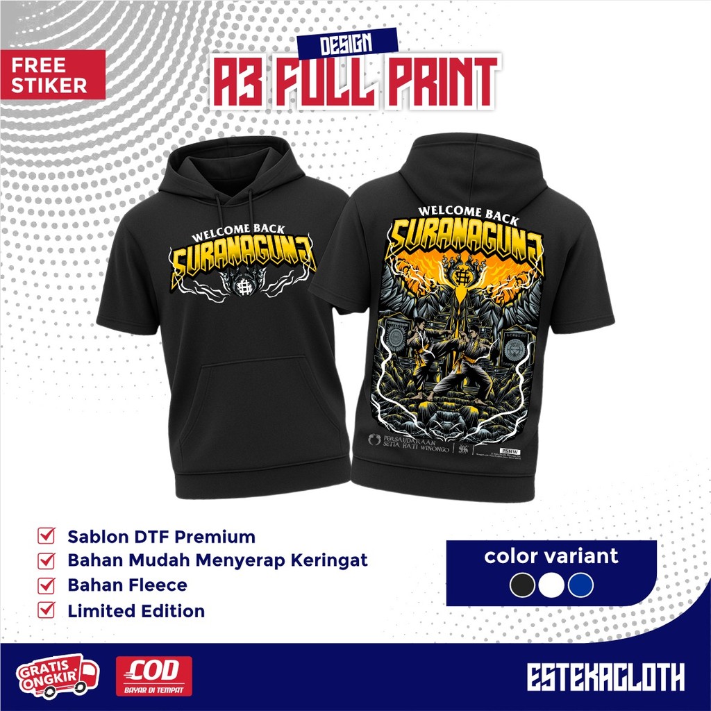 Ts-HOODIE PSHW WELCOME BACK SURAN AGUNG - TS HOODIE PSHW TERBARU - TS HOODIE SH WINONGO - TSHOODIE P
