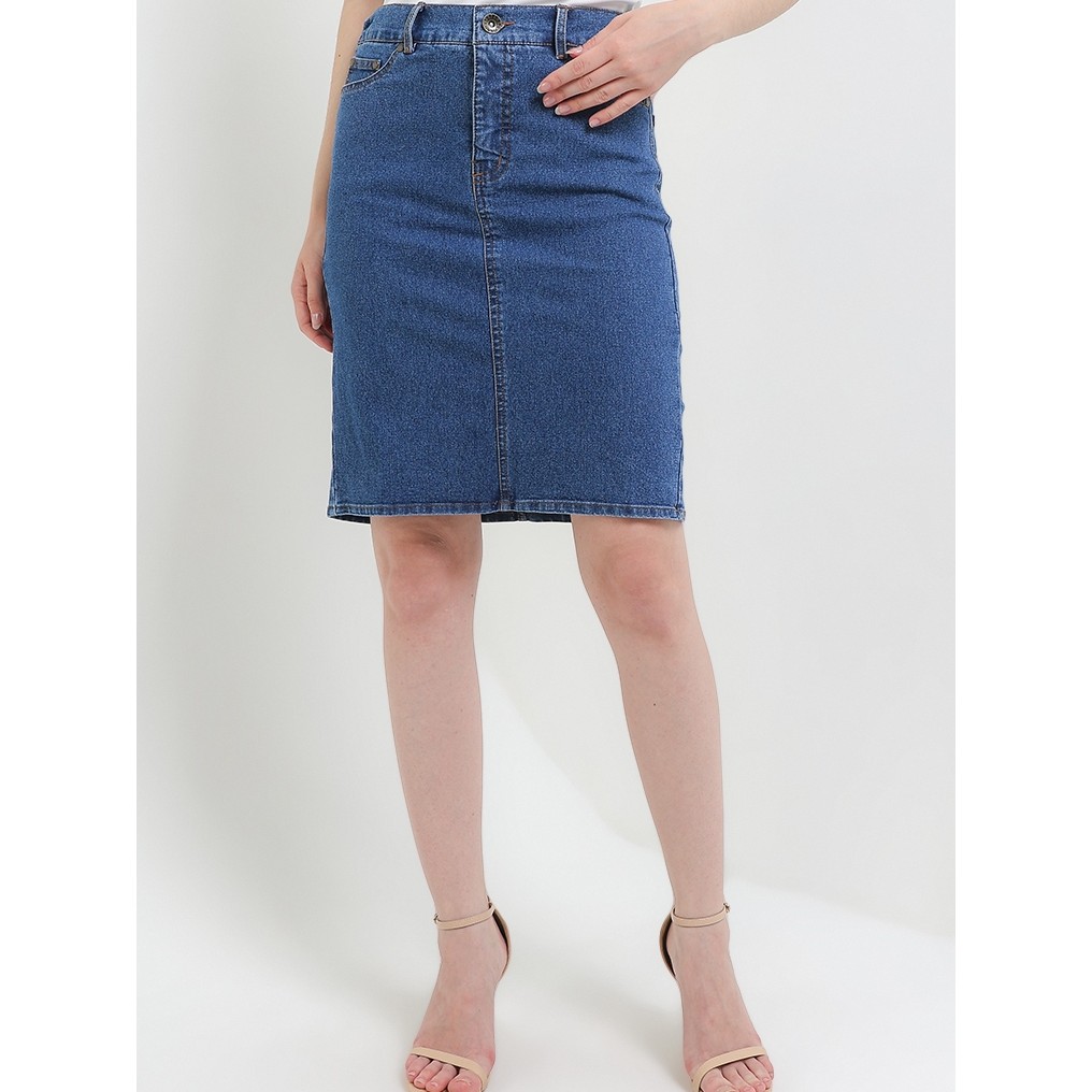 EXPAND Pisela Skirts 012.93864ED.42 |Rok Maxi Wanita - Warna Navy