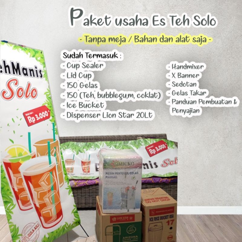 

JAMIN MURAH !!!Franchise / Paket Usaha minuman es teh solo(BISA LANGSUNG ORDER)