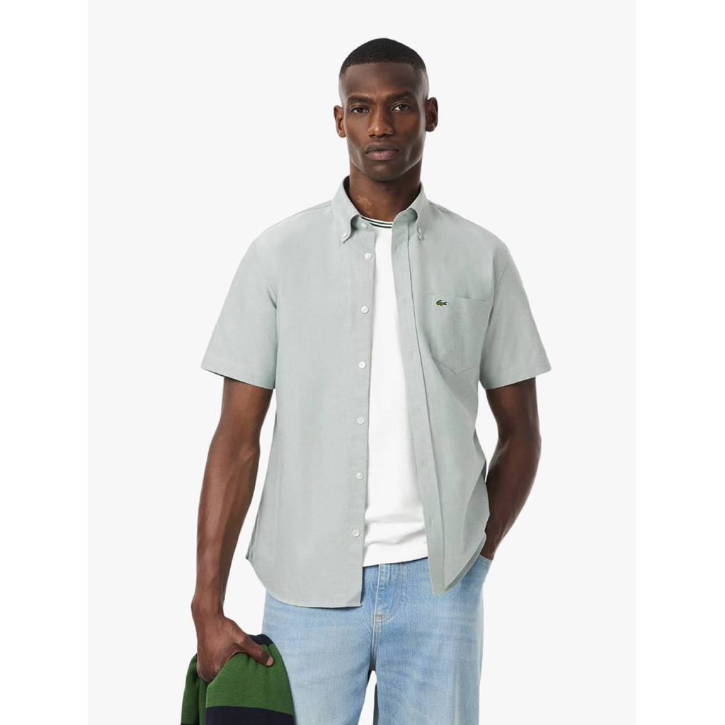 Regular Fit Short Sleeved Oxford Shirt