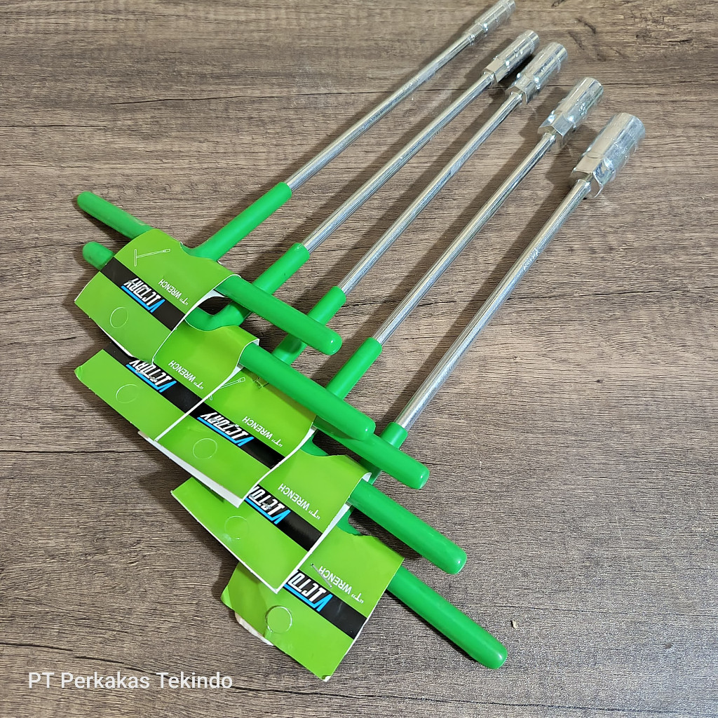 TERLARISKunci T Set 5 Pcs 8-10-12-14-17 Mm Victory / Kunci Shock T Set Lengkap Reday Kunci T8 Tekiro