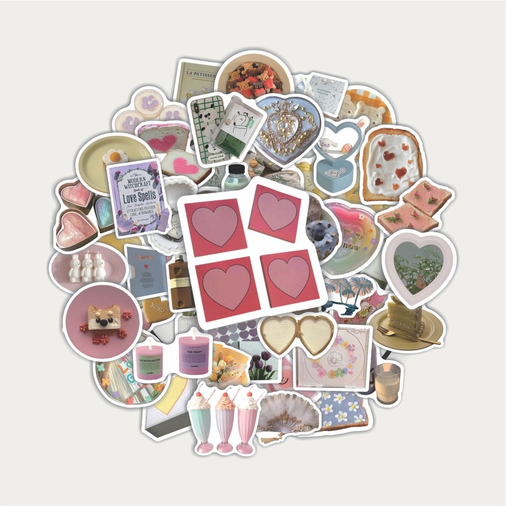 

Sticker Pack Stiker Retro Romance | Sticker TUMBLR | Stiker LAPTOP KOPER HELMPRetro Romance