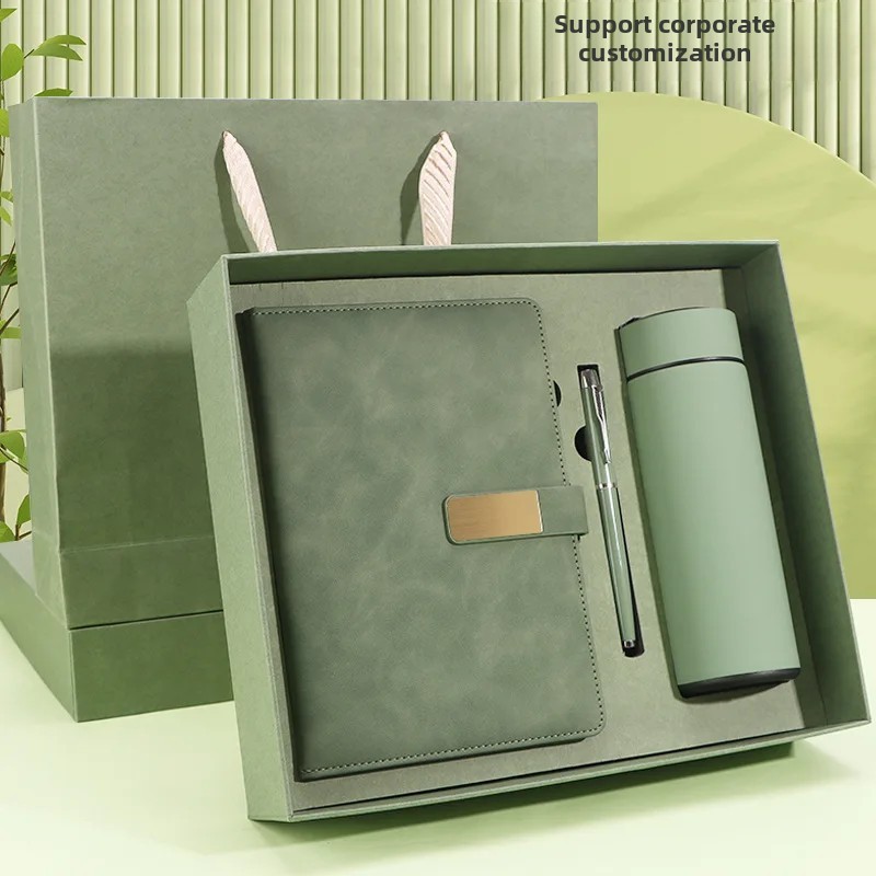 

Luxury Customized Business Notebook With Logo Engraving High-End Gift Box For Conferences And Meetings Wholesale