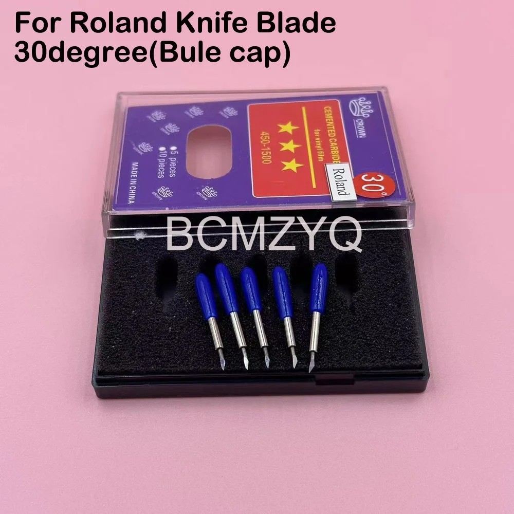 

10PC Cutting Plotter Roland Blade 30/45/60Degree Cemented Carbide Blade For Roland XC540 SP540 VP300 VP540 VS420 BN20 Part