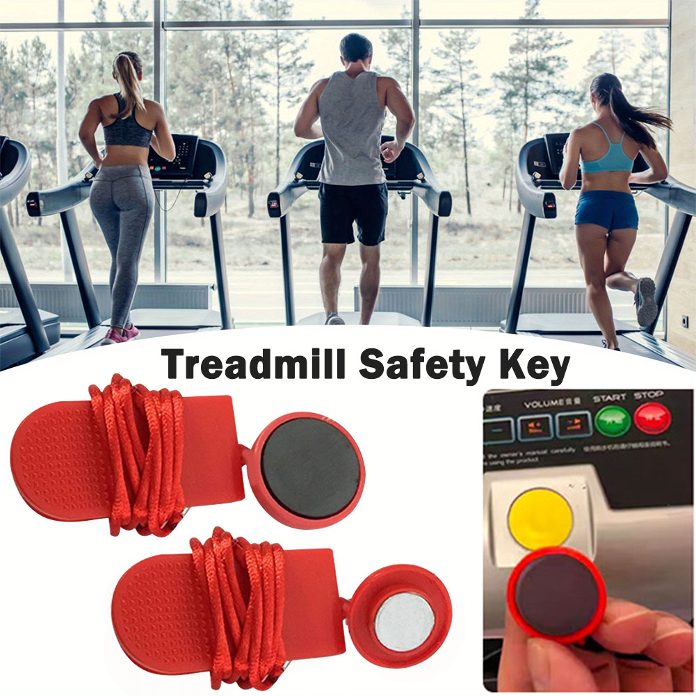 Kunci Treadmill Magnet Universal Treadmill Safety Key Untuk Fitness Lari / Kunci Treadmill Magnet Tr