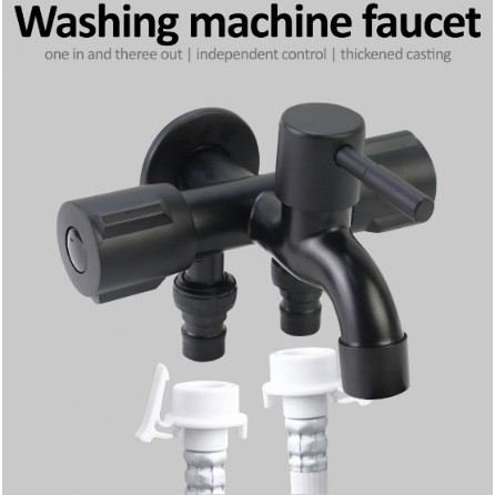 kran cabang 3 Stainless/kran 3 cabang/Sus304 Kran Kamar Mandi Kran Shower Model 3 Cabang Kran Tembok