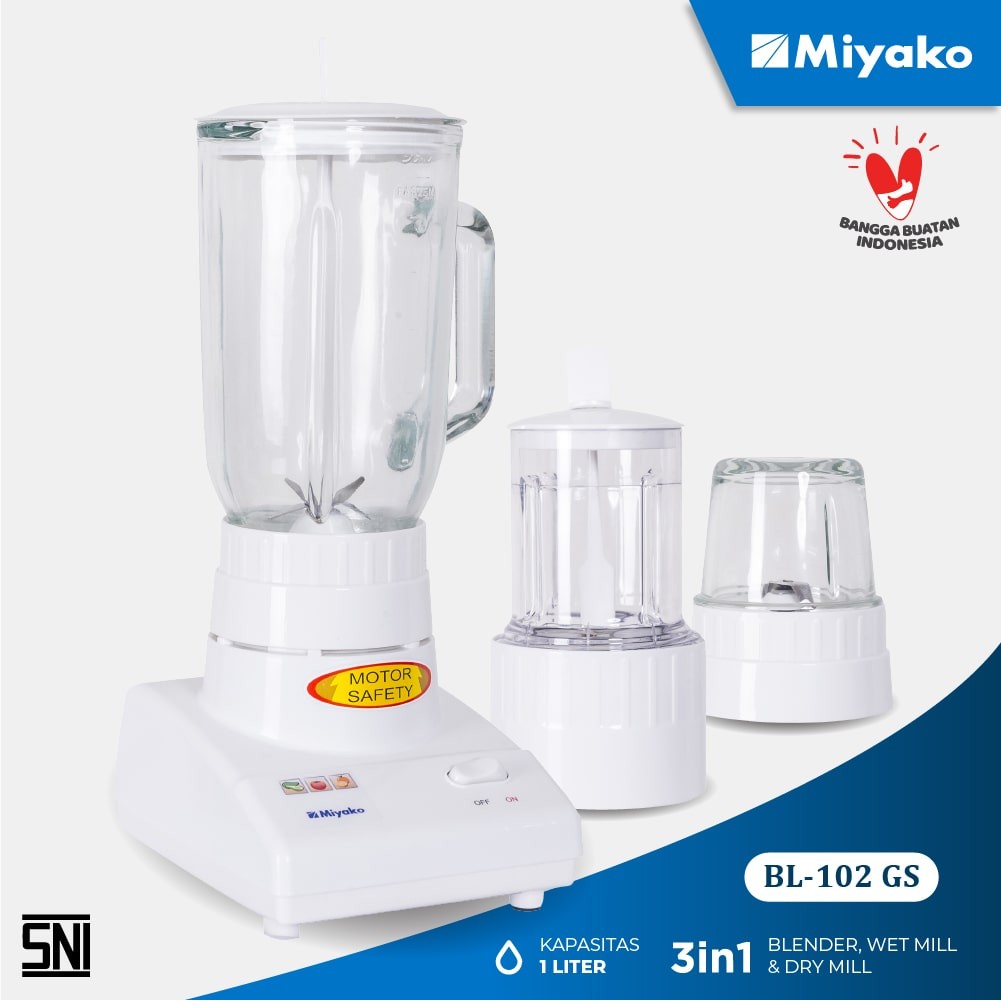 BLENDER MIYAKO BL-102 | Blender 3 in 1 Miyako BL-102
