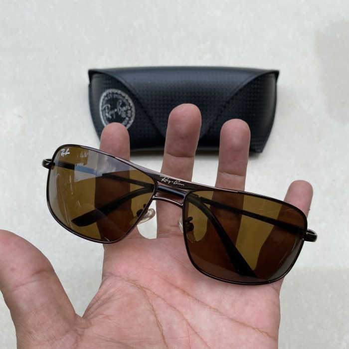 kacamata rayban pria rb 80 13 full brown