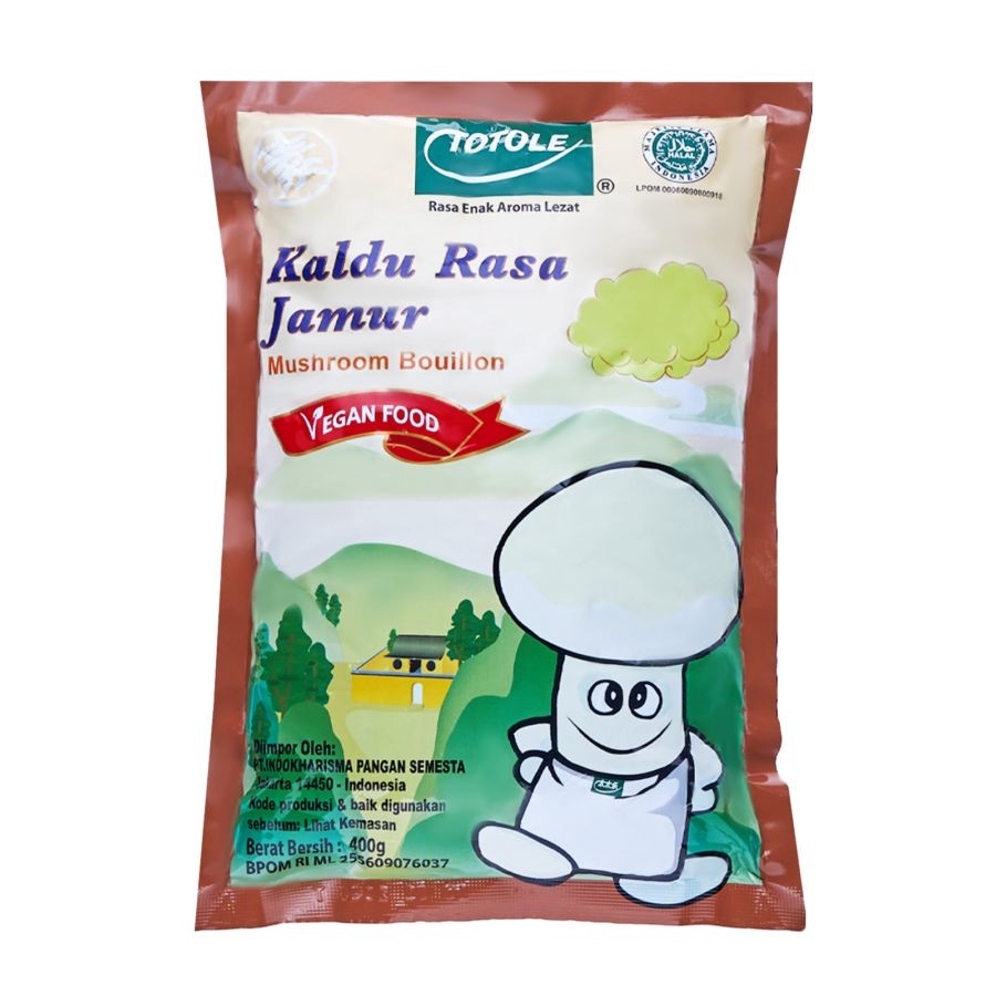 

Totole Kaldu Jamur 400gr – Non MSG / Vegan / Halal – Bumbu Kaldu Jamur Instan untuk Restoran & Katering Distributor 400 gram