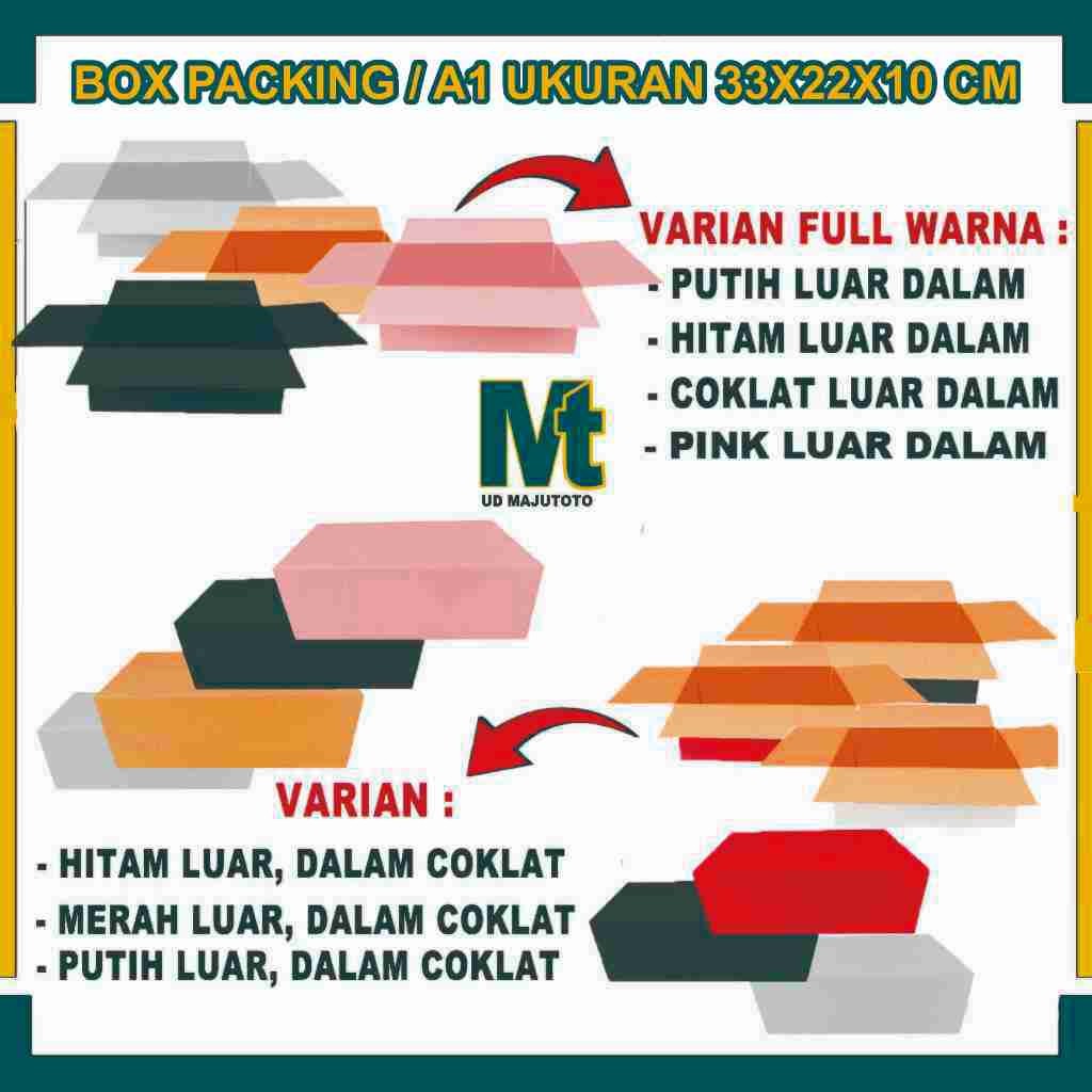 

Box 33x22x10 Cm / Box Packing A1 / Box Sepatu / Kardus Polos / Box Bucket