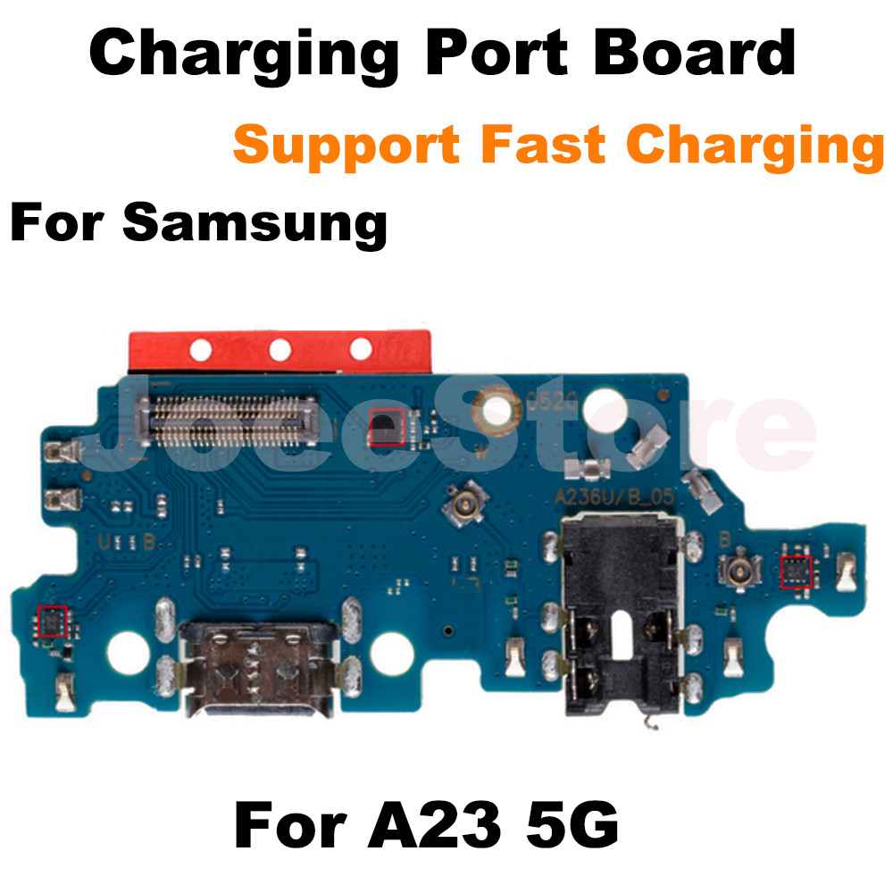 Charging Port Board For Samsung A72 A73 A52 A53 A33 A23 A24 A14 A13 A12 Microphone Module USB Fast C