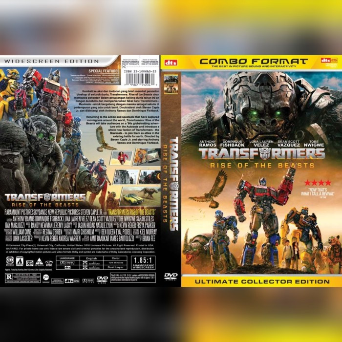 DVD Transformers: Rise of the Beasts (2023)
