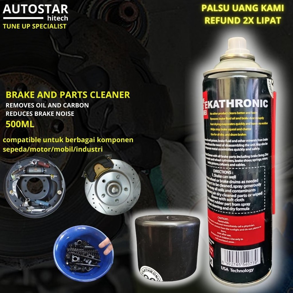 EKATHRONIC BRAKE PART CLEANER 500ML spray pembersih rem tanpa bongkar membersihkan aspal body mobil