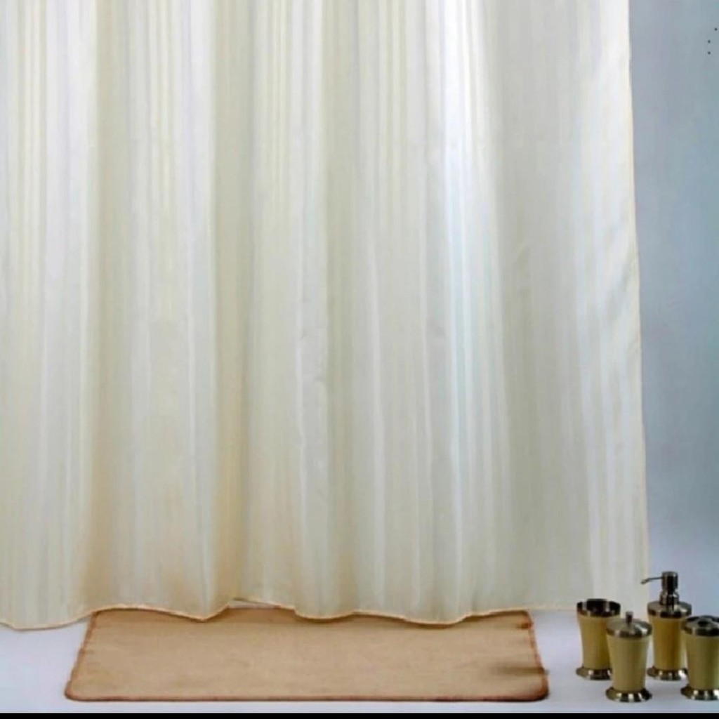 shower curtain 200x200 putih