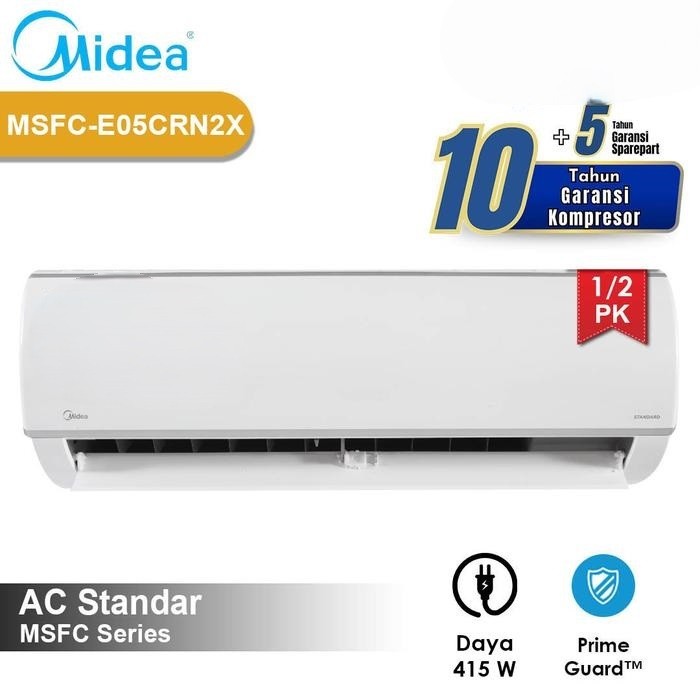 Midea Ac 1/2 Pk Standard R32 MSFCE-05CRN2X / MSFCE05CRN2X Low Voltage NEW 2025 MDN
