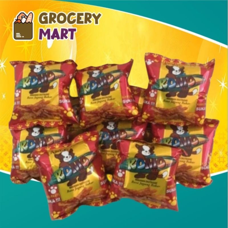 

(PACK) Chiki KOMO Jagung Bakar Snack 38gr Isi 10Pcs