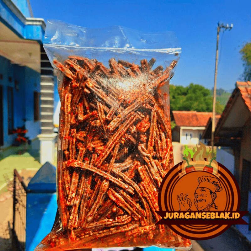 

Seblak stik jengkol pedas 500 gram Seblak Linggis Kerupuk Jengkol Stik Pedas Daun Jeruk Bumbu Melimpah