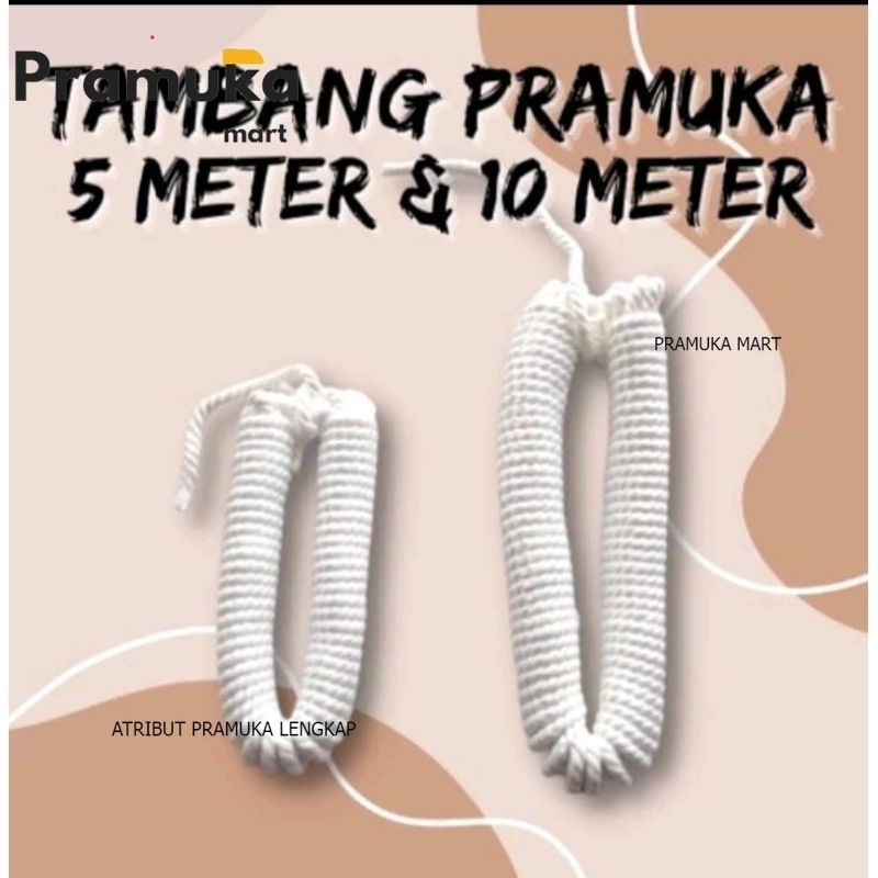 

Termurah Tali Pramuka Marlon Tali Nilon Panjang 5m & 10m Ready Stok