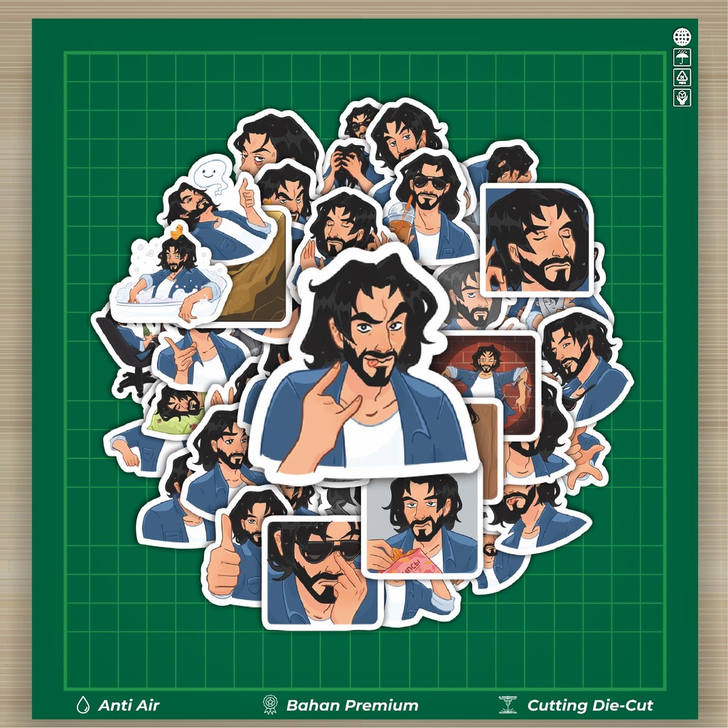 

HOT 50 PCS STIKER Funny Character Edward The Actor Stiker Fashion Cars Decal Dingin Kartu Album Custom Vinyl Anti Air- Sticker Aesthetic Buku Journal Koper Casing HP Tablet Laptop Helm Motor Botol Minum