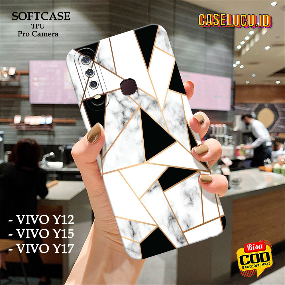 Casing Hp Vivo Y12 / Y15 / Y17 Terbaru - Fashion Case Aesthetic - Case Vivo Y12 / Y15 / Y17 - Soft C