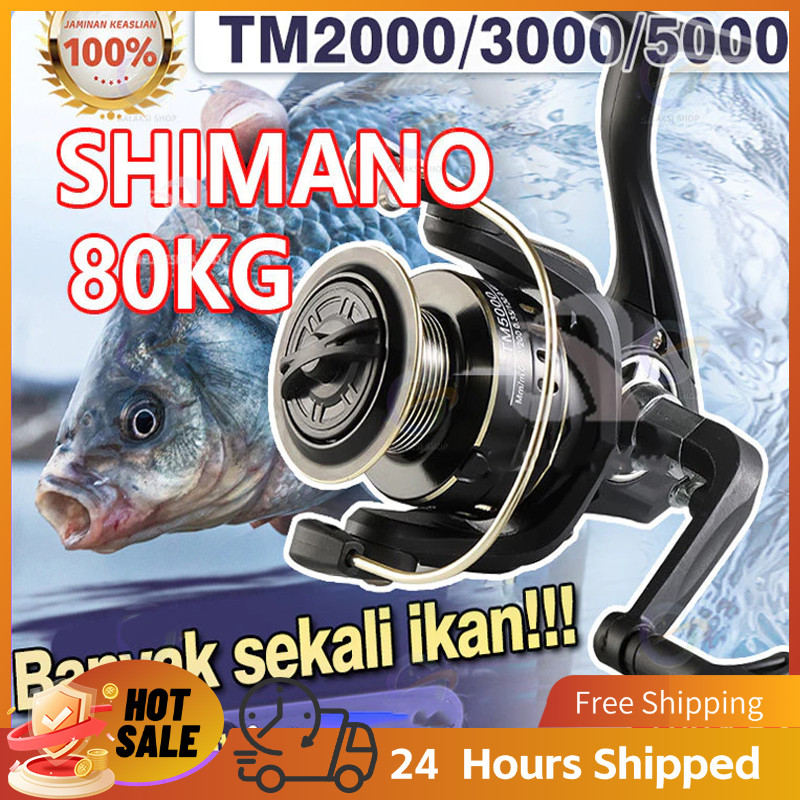 Reel Pancing Tahan Air 27kg HE500-7000/ Reel Pancing Murah Kuat Power Handle/ Reel Pancing Laut Tari