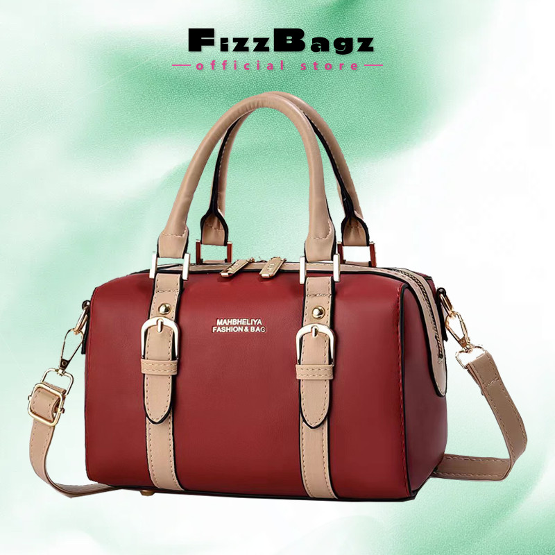 Mahbheli.Ya Kulit Italia Berkualitas Tinggi Tas Wanita Tas Selempang Tas Tangan Dompet Kulit Desain 